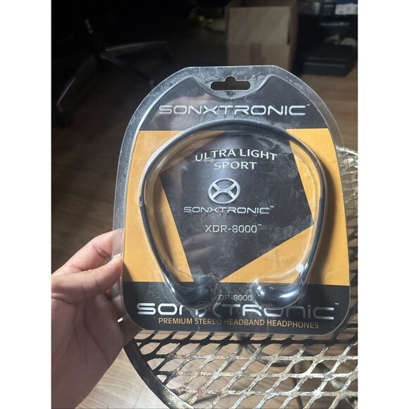 SONXTRONIC XDR-8000 Vertical in Ear Ultralight Sport WIRED Headband Headphones - Picture 1 of 4